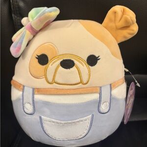 Squishmallows Blue and Tan Stuffed Animal Bear